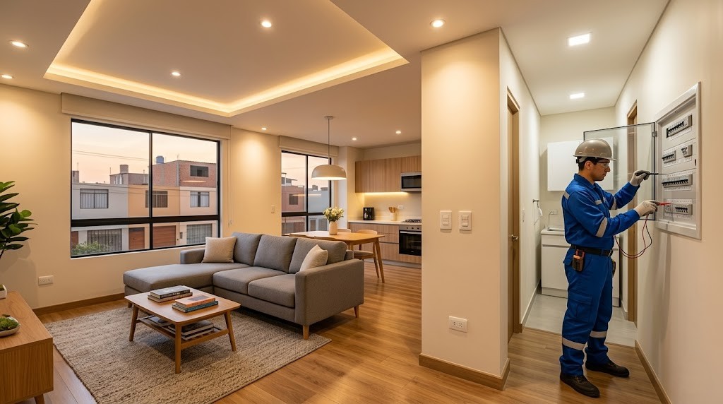 Proyecto demostrativo de instalación eléctrica en una vivienda moderna